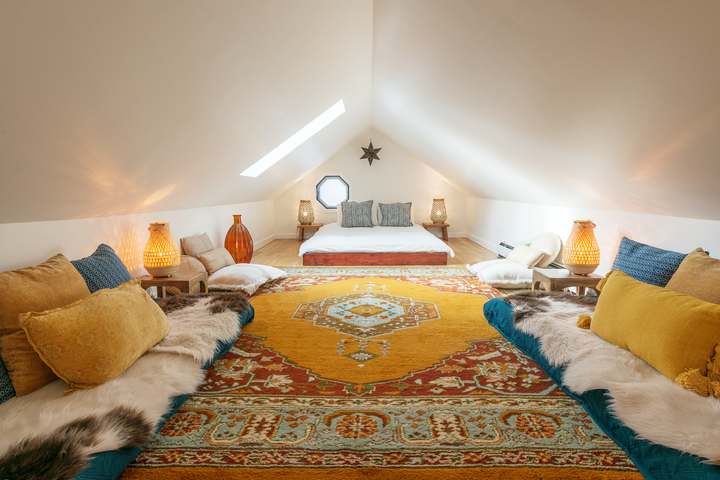 The Loft, under the eaves